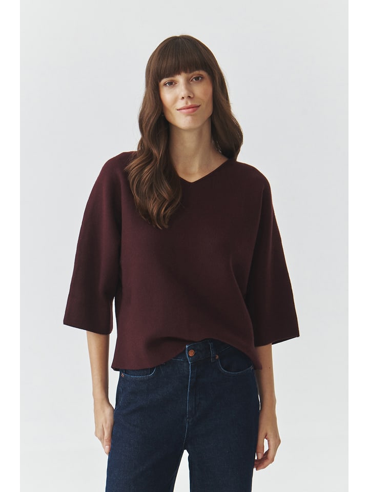 TATUUM Sweter "Rafia" w kolorze fioletowym rozmiar: S