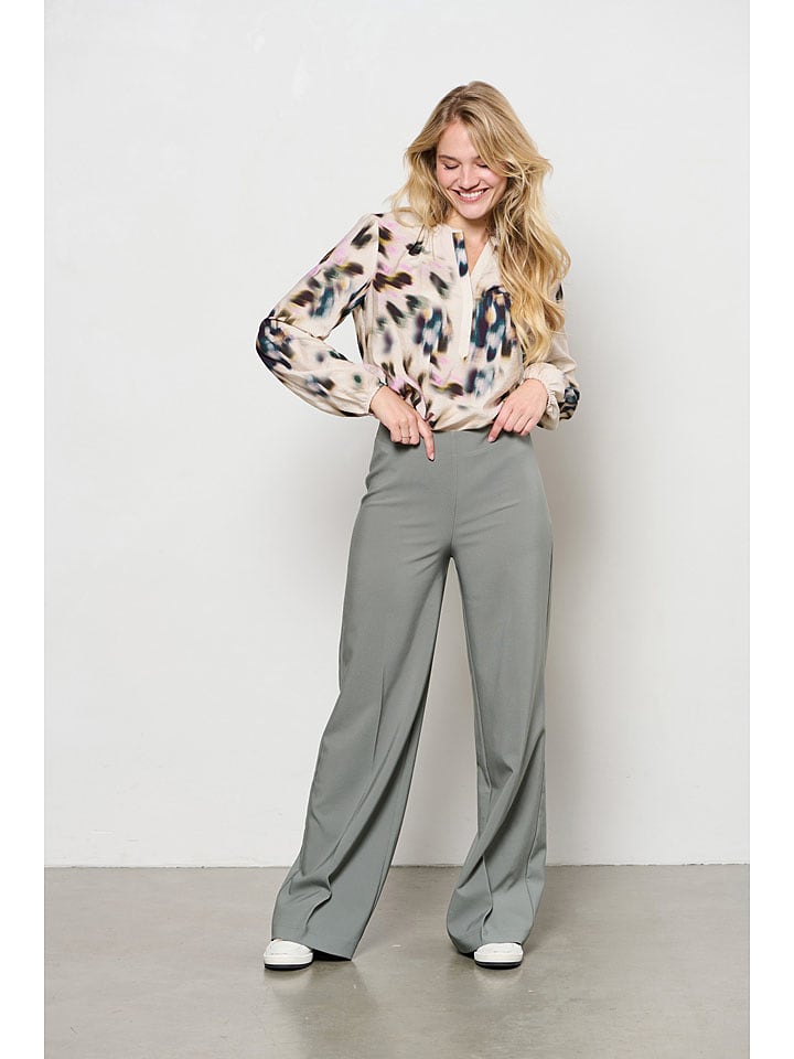 &Co Woman Bluzka "Elsie" w kolorze kremowo-niebieskim rozmiar: M