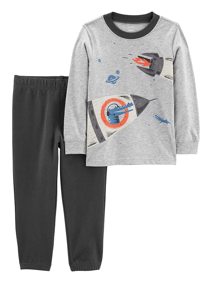 carter's 2-częściowy zestaw w kolorze szaro-antracytowym rozmiar: 86/92