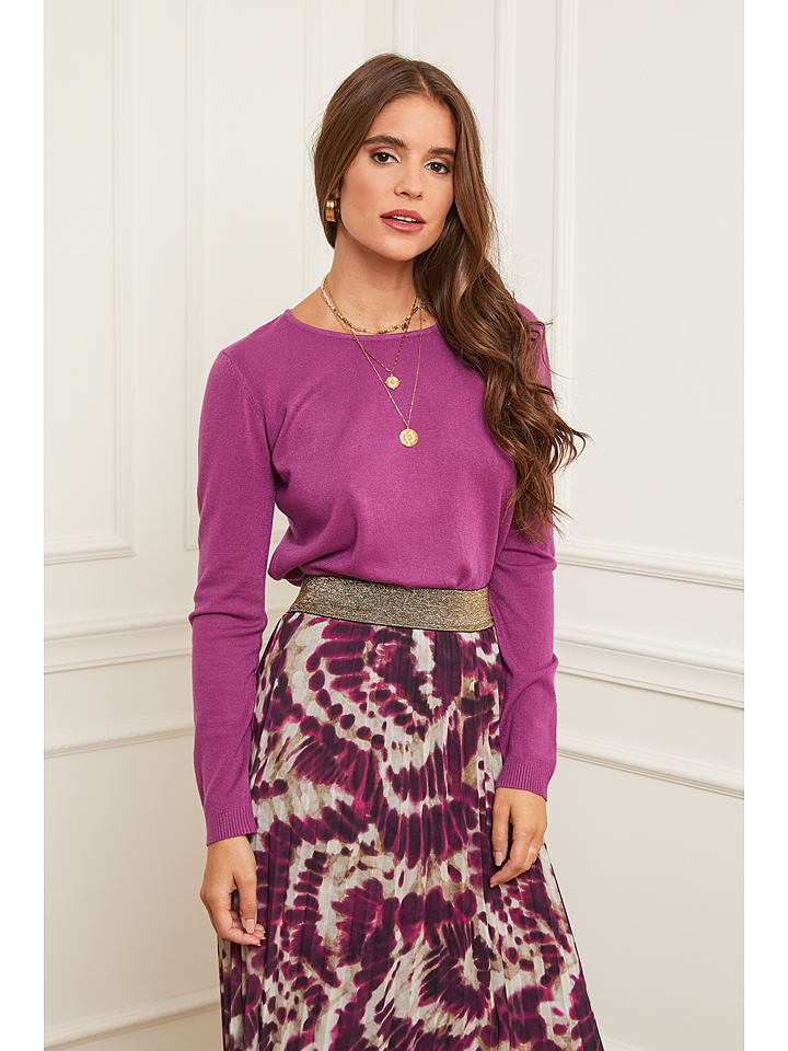 Soft Cashmere Sweter w kolorze fioletowym rozmiar: 38/40