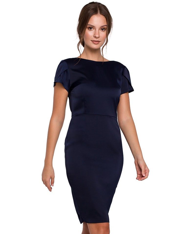 Makover Sukienka w kolorze granatowym rozmiar: L