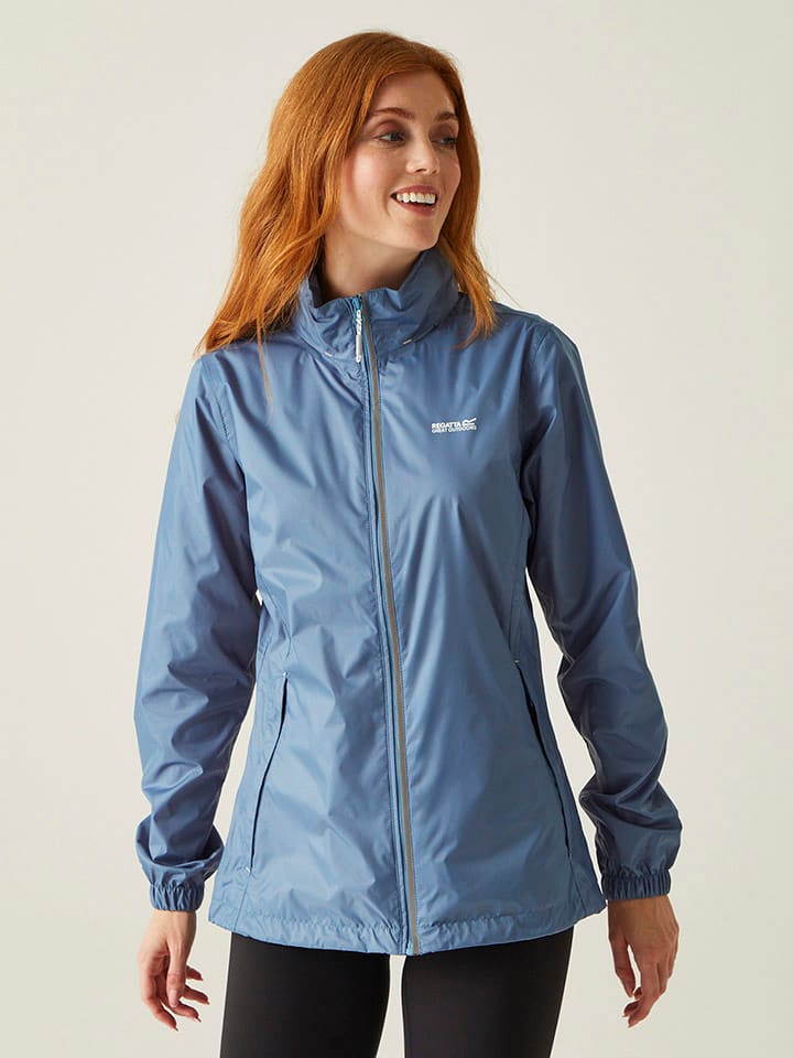 Regatta Kurtka przeciwdeszczowa "Corinne IV" w kolorze niebieskim rozmiar: 42