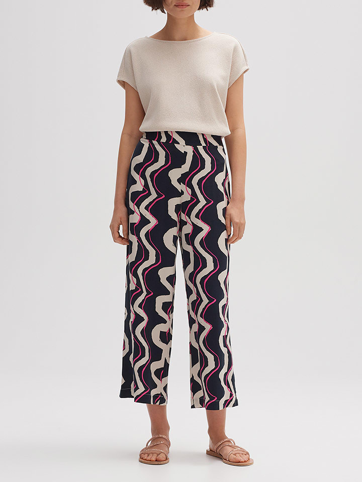 OPUS Spodnie w kolorze granatowym rozmiar: 34