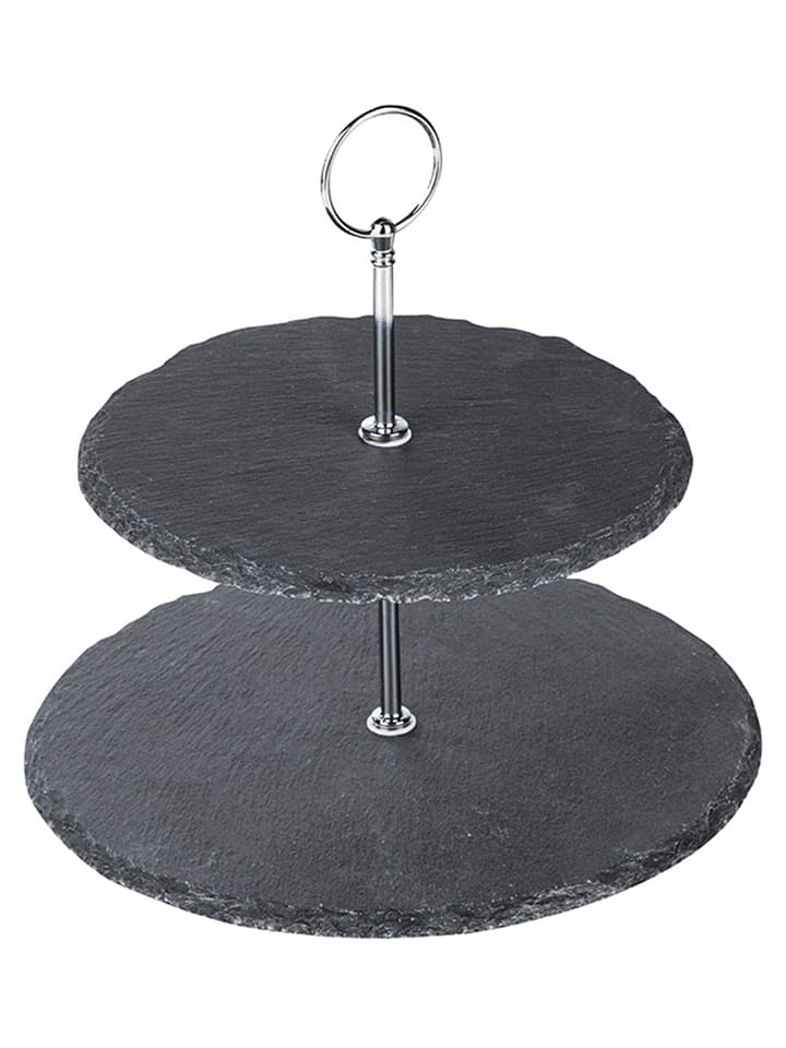 Chefware Etażerka w kolorze antracytowym - wys. 25 cm rozmiar: onesize