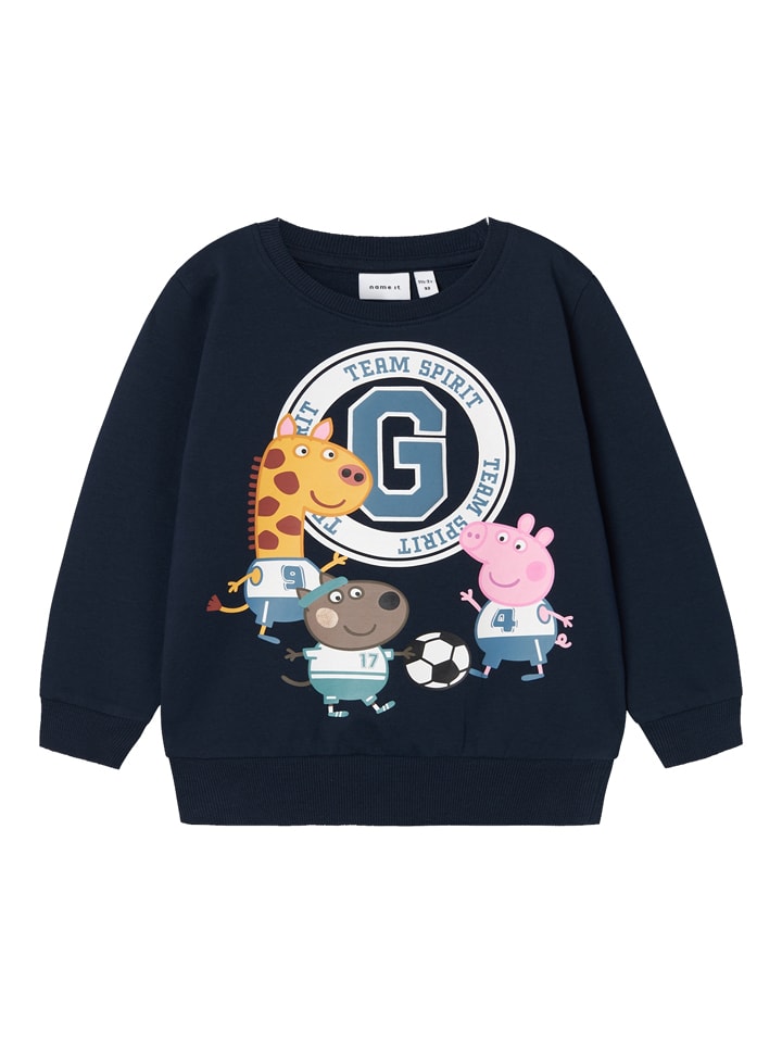 name it Bluza "Peppa" w kolorze granatowym rozmiar: 104