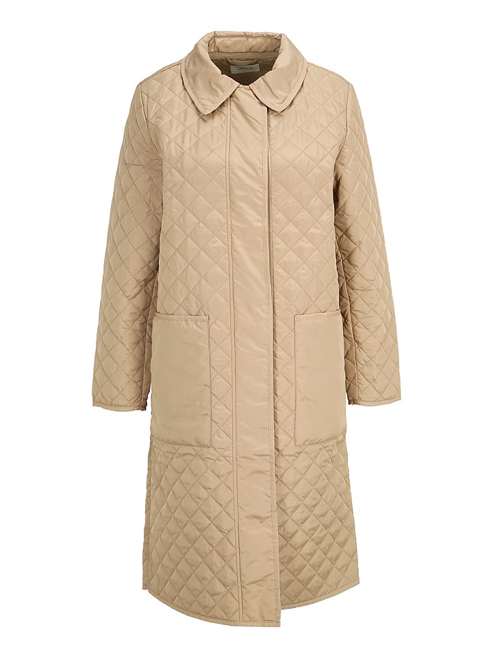 CARTOON Płaszcz pikowany w kolorze beżowym rozmiar: 44