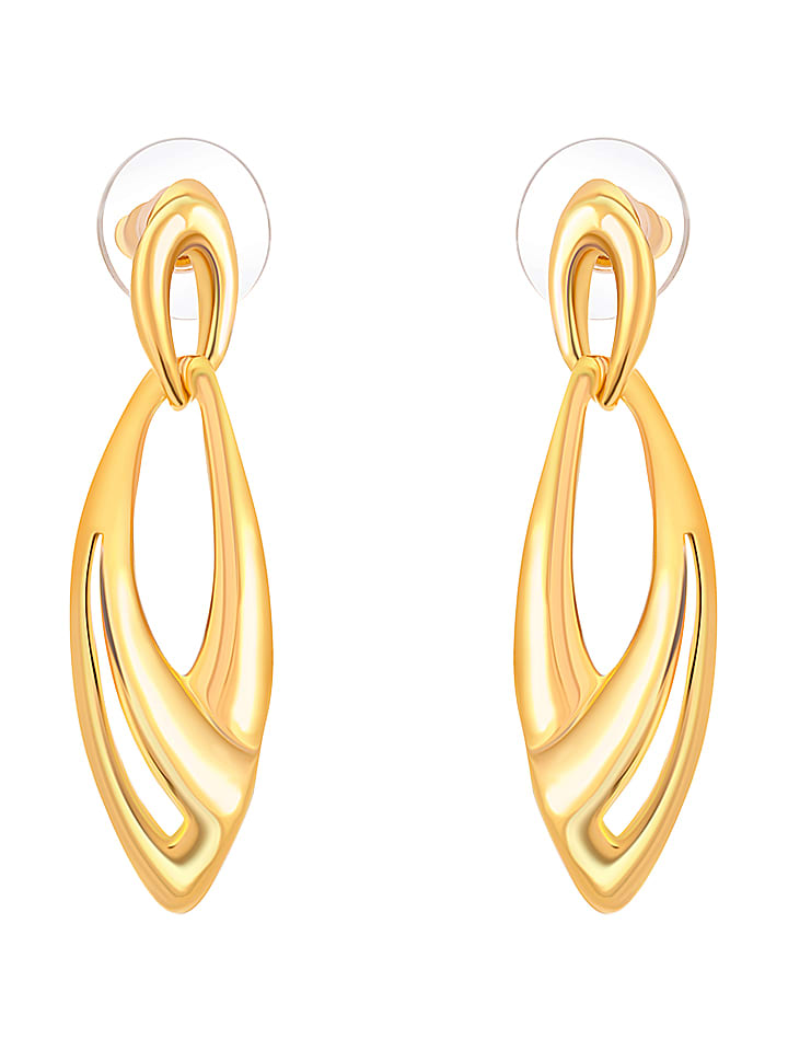 LA CHIQUITA Pozłacane kolczyki-wkrętki rozmiar: onesize