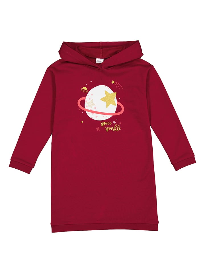 lamino Sukienka dresowa w kolorze czerwonym rozmiar: 110