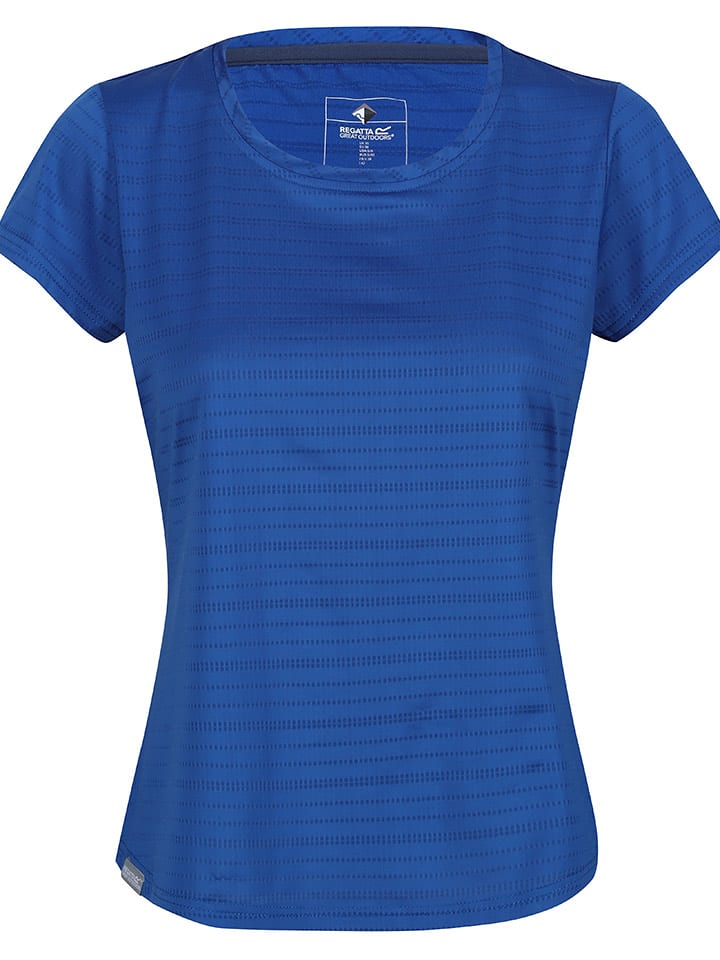Regatta Koszulka funkcyjna "Limonite VI" w kolorze niebieskim rozmiar: 34