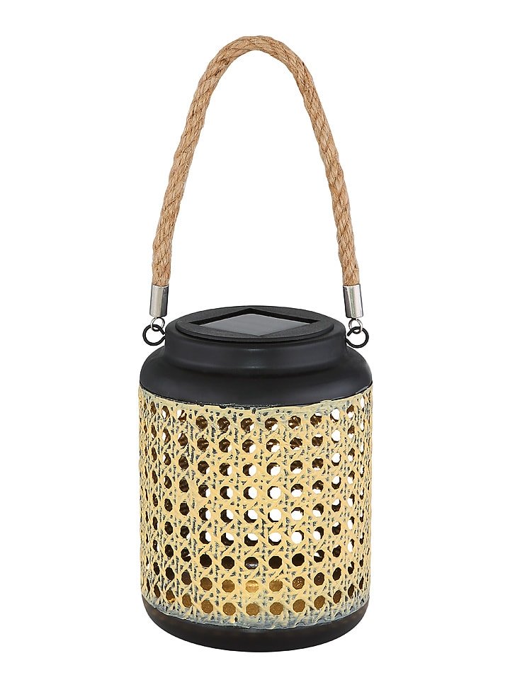 Globo lighting Lampa solarna LED w kolorze jasnobrązowym - wys. 30 x Ø 12 cm rozmiar: onesize