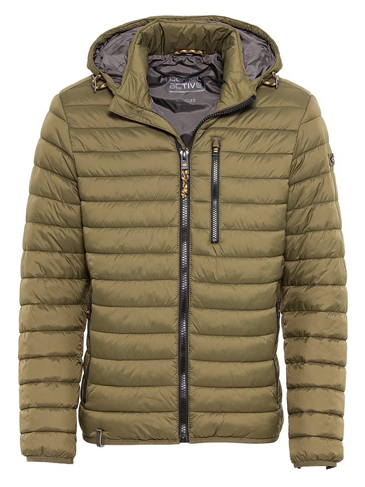 Camel Active Kurtka pikowana w kolorze zielonym rozmiar: 64