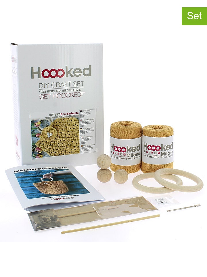 Hoooked 6-częściowy zestaw DIY w kolorze żółtym rozmiar: onesize