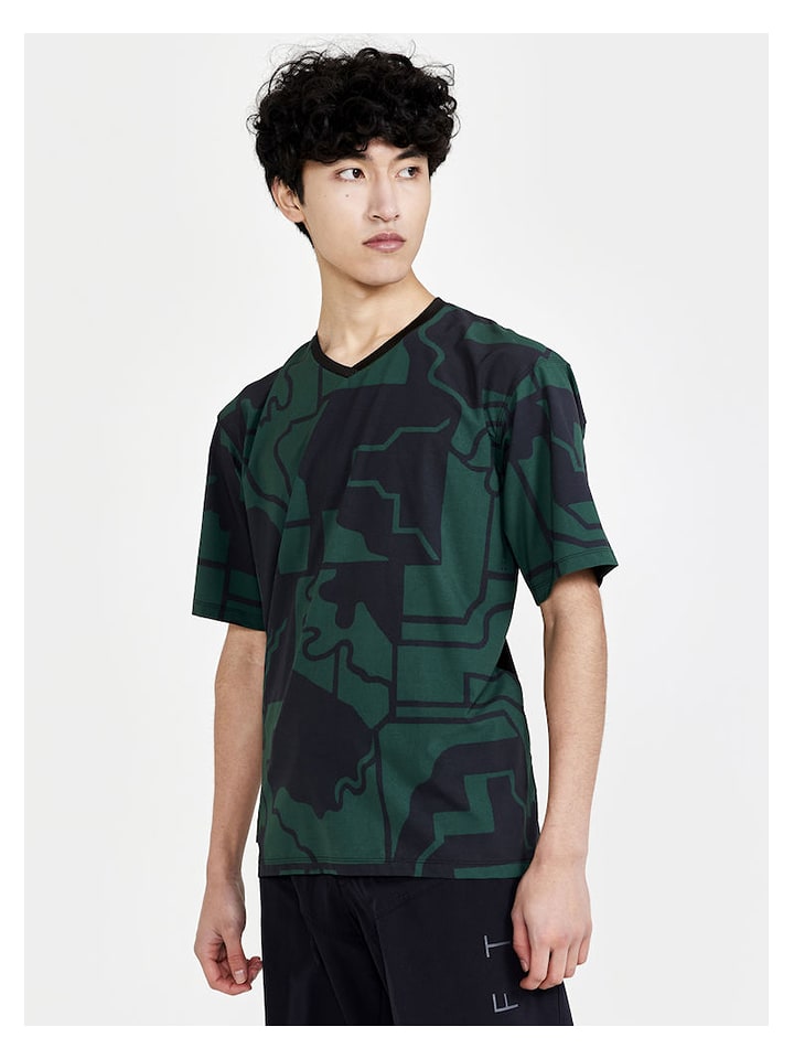 Craft Koszulka kolarska "ADV Bike Offroads" w kolorze zielonym rozmiar: XXL