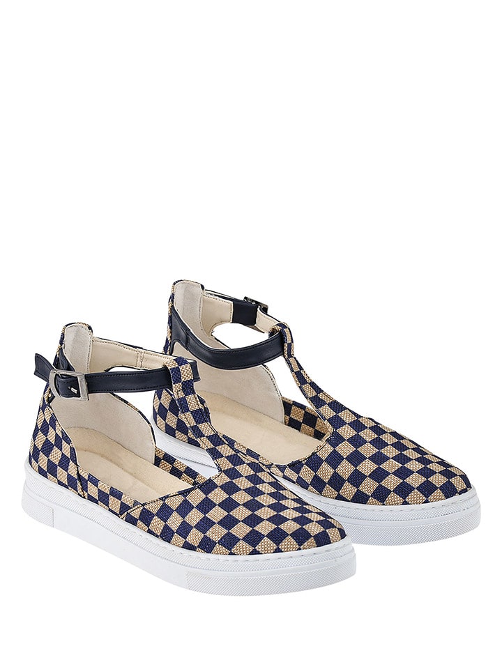 Cotto Sneakersy w kolorze granatowo-kremowym rozmiar: 37