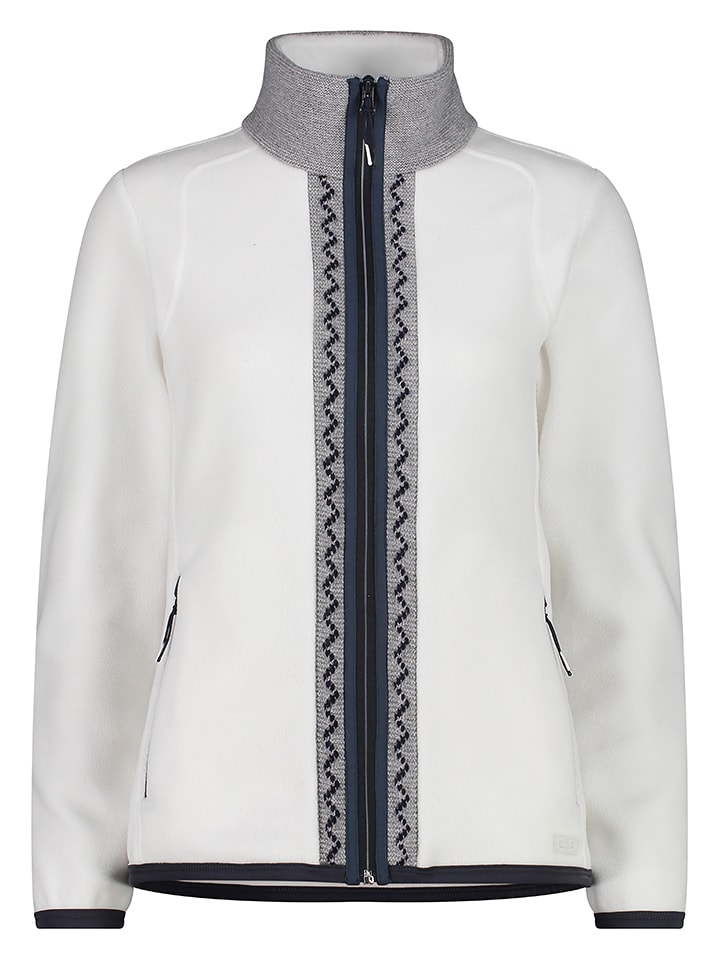 CMP Kurtka polarowa w kolorze białym rozmiar: 48