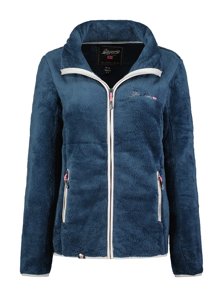 Geographical Norway Kurtka polarowa "Unique" w kolorze granatowym rozmiar: S