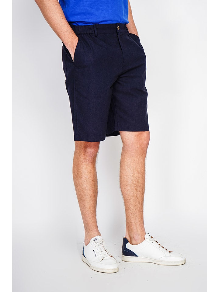 Secret du Lin Bermudy w kolorze granatowym rozmiar: 54