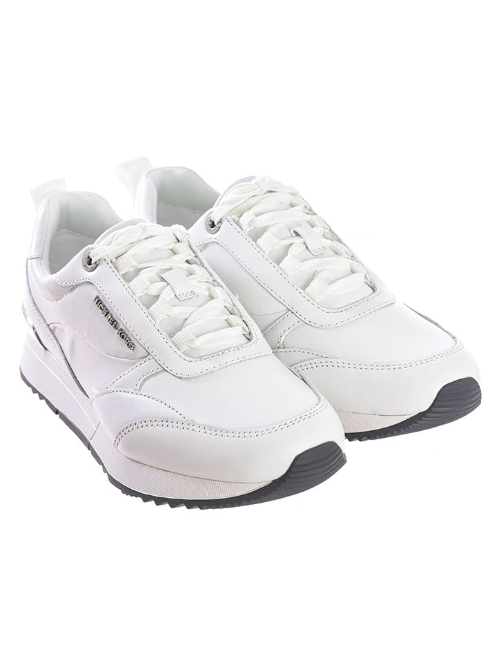 Michael Kors Skórzane sneakersy w kolorze białym rozmiar: 37