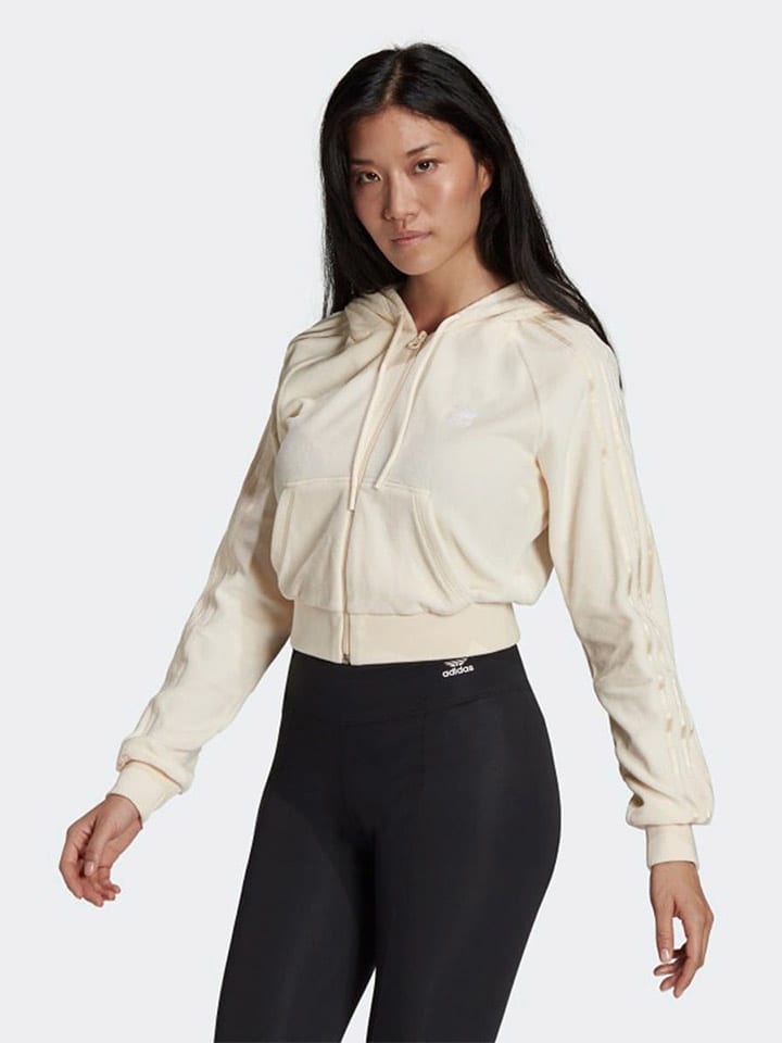 adidas Bluza w kolorze kremowym rozmiar: 36