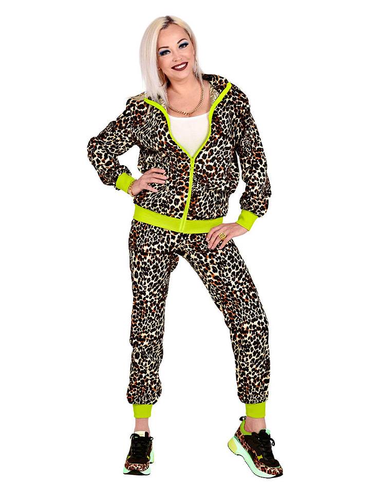 Carnival Party 2-częściowy kostium w kolorze brązowo-żółtym rozmiar: XXL