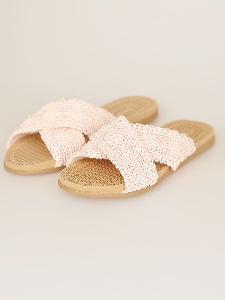 Gerois Klapki w kolorze jasnoróżowym rozmiar: 39