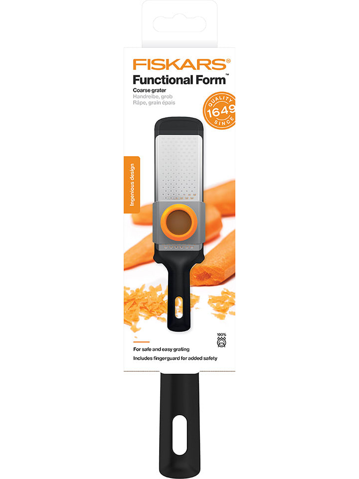 Fiskars Gruboziarnista tarka ręczna "Functional Form" w kolorze czarnym - wys. 31,8 cm rozmiar: onesize