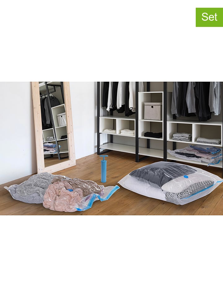 IDOMYA Essentials Worki próżniowe (12 szt.) w kolorze biało-niebieskim rozmiar: onesize