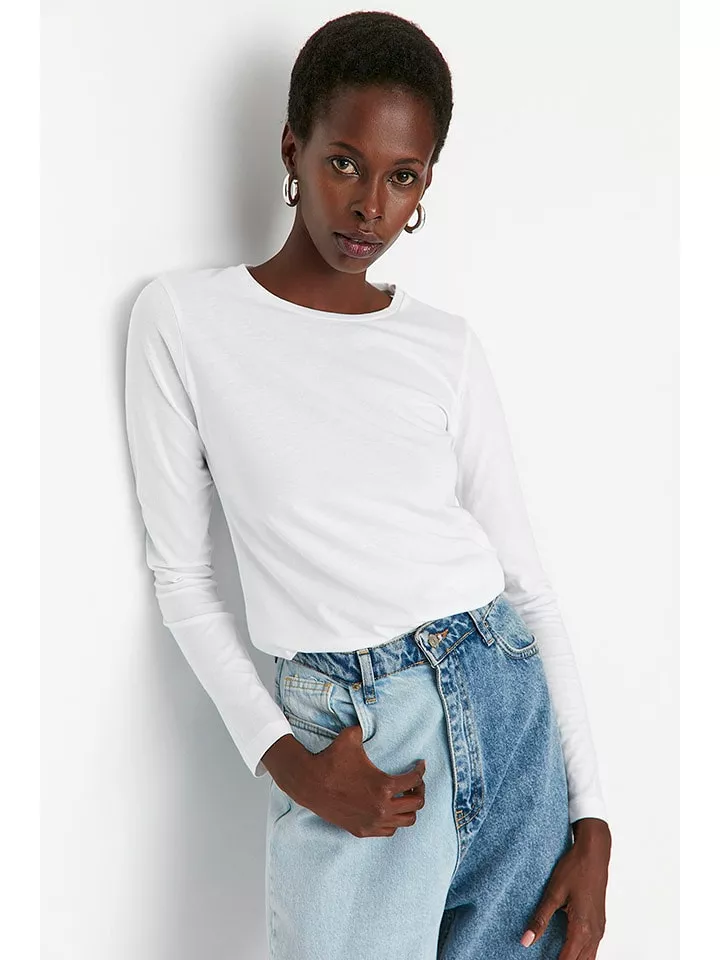 trendyol Koszulka w kolorze białym rozmiar: XL