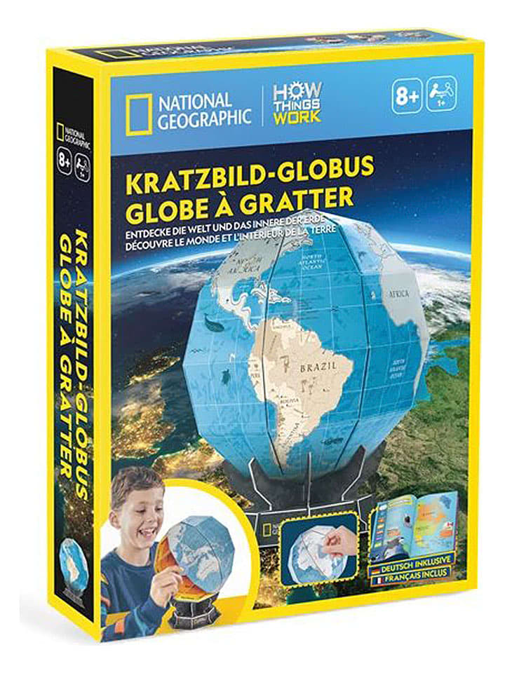 CubicFun Zestaw konstrukcyjny "Scratch-off globe" - 8+ rozmiar: onesize