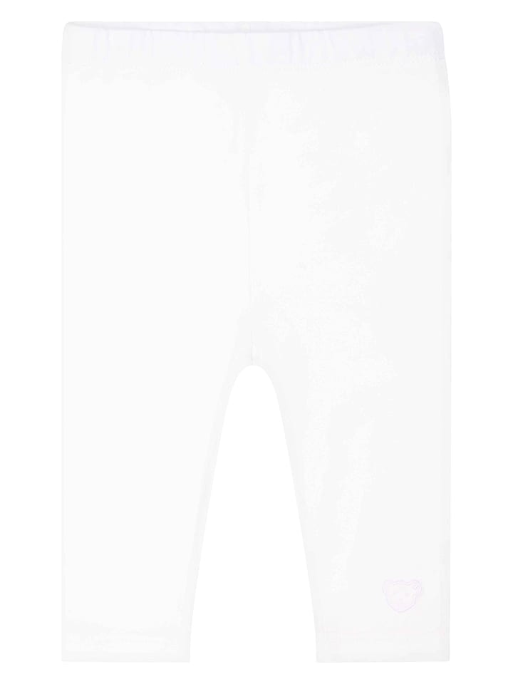 Steiff Legginsy w kolorze białym rozmiar: 80