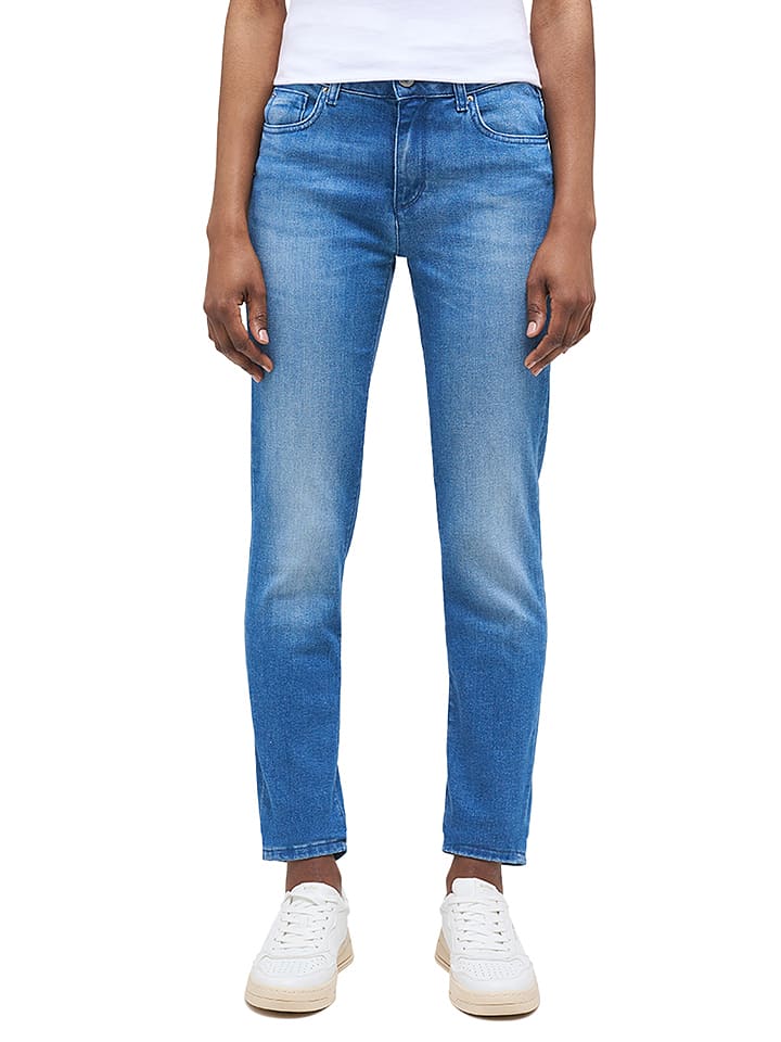 Mustang Dżinsy "Shelby" - Slim fit - w kolorze niebieskim rozmiar: W28/L30