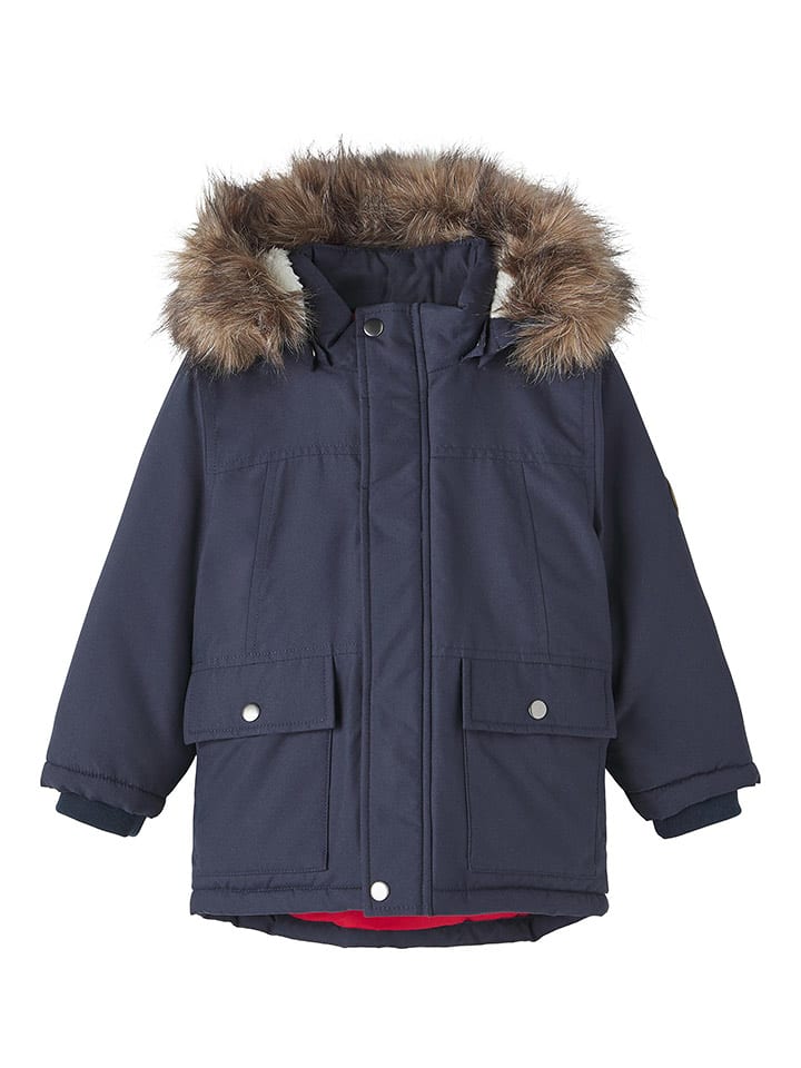 name it Parka "Marlin" w kolorze granatowym rozmiar: 116