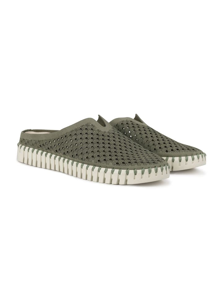 Ilse Jacobsen Klapki w kolorze khaki rozmiar: 38