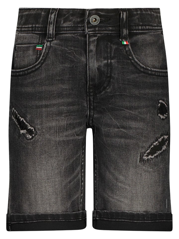 Vingino Szorty dżinsowe "Curzio Damage" w kolorze czarnym rozmiar: 140