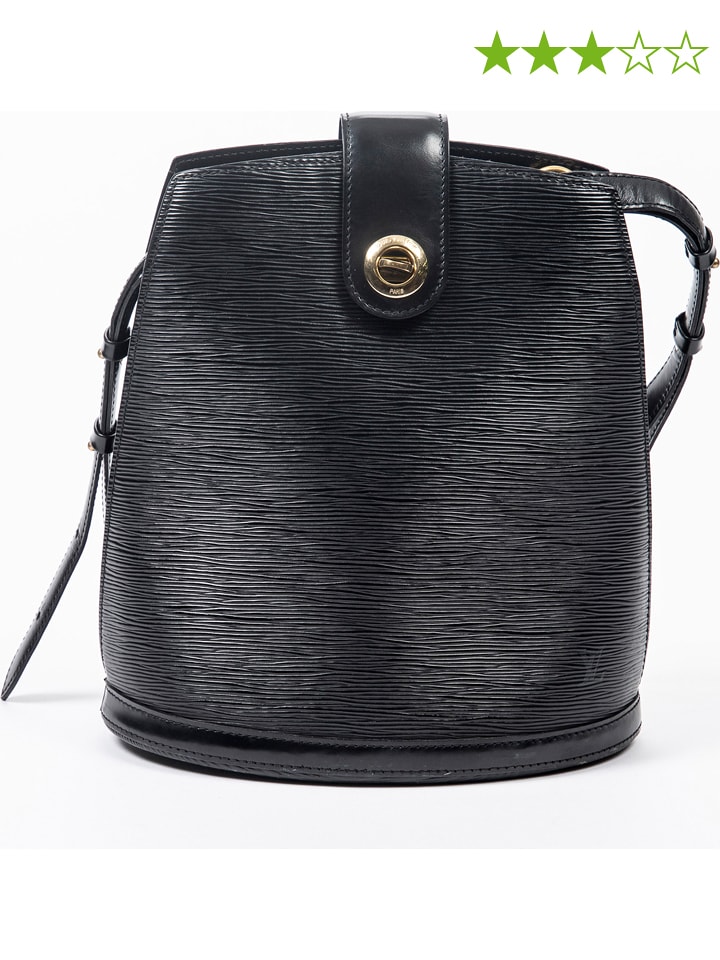 Louis Vuitton Skórzana torebka "Cluny" w kolorze czarnym - 26 x 30 x 17 cm rozmiar: onesize