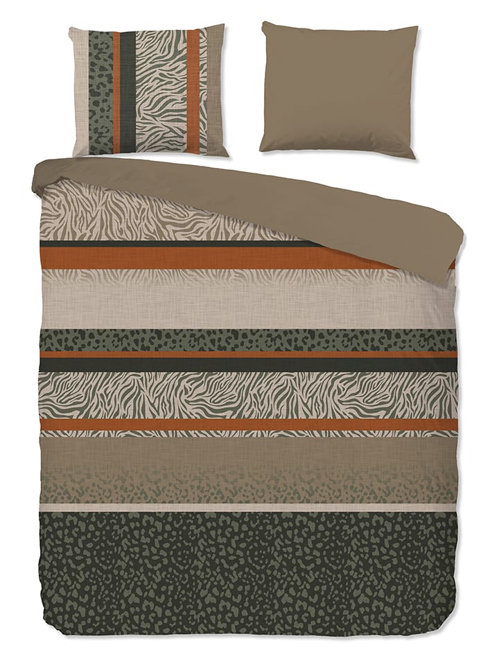 Good Morning Komplet pościeli "Chimene" w kolorze jasnobrązowo-beżowym rozmiar: 200x200 cm