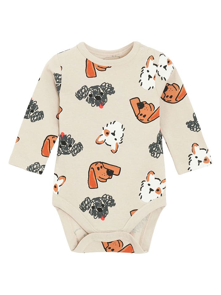 COOL CLUB Body w kolorze beżowym rozmiar: 98