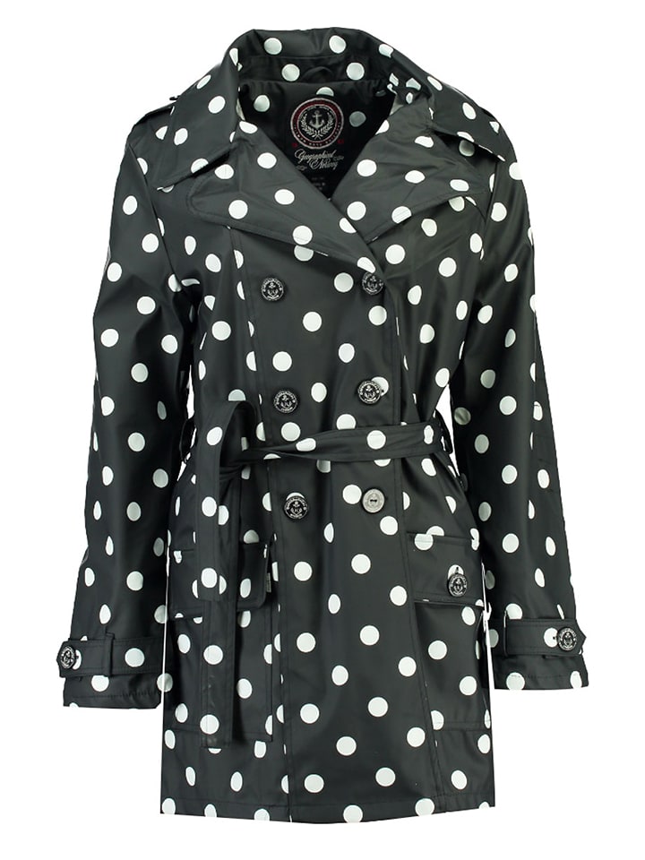 Geographical Norway Trencz "Bibois" w kolorze czarnym rozmiar: L