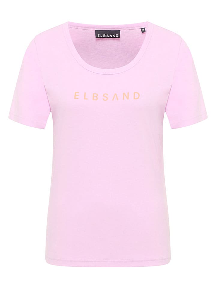 ELBSAND Koszulka "Loralie" w kolorze jasnoróżowym rozmiar: XL