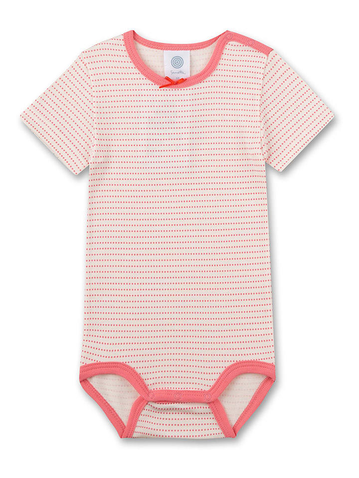 Sanetta Body w kolorze beżowo-różowym rozmiar: 74