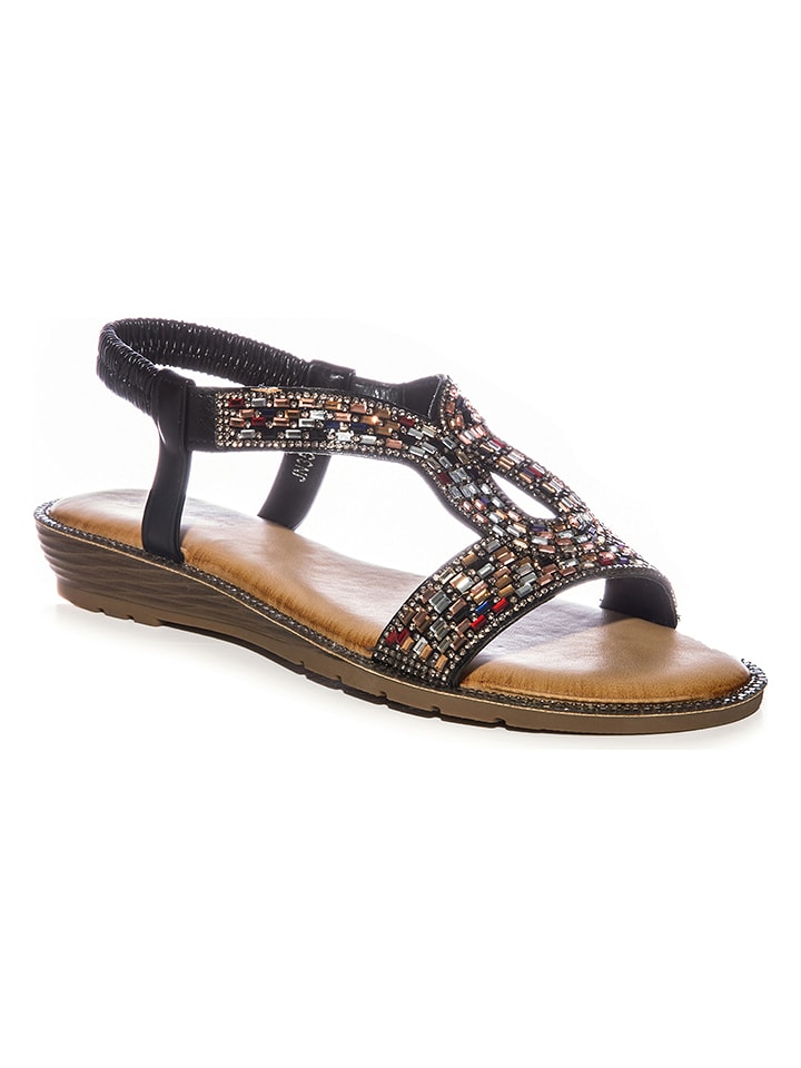 Foreverfolie Sandały w kolorze czarnym rozmiar: 37