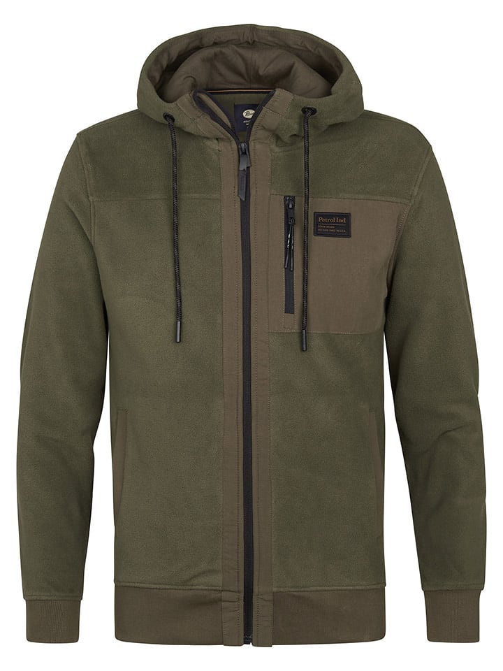 Petrol Industries Bluza w kolorze khaki rozmiar: M