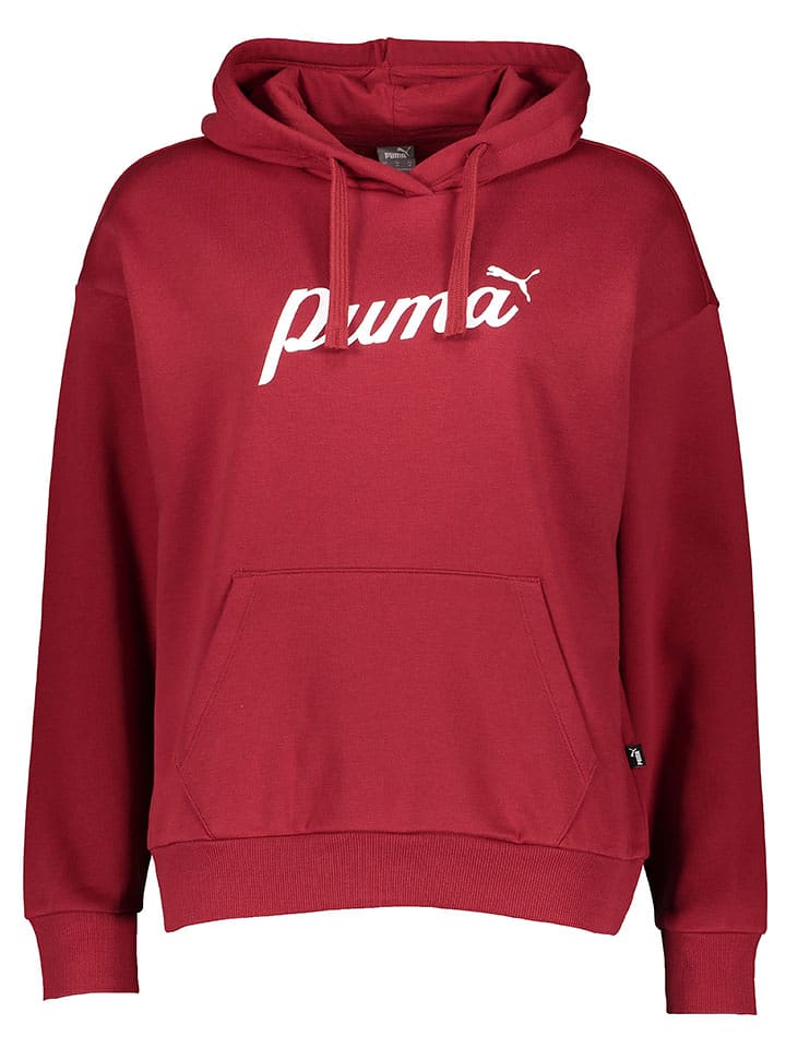 Puma Bluza "Essentials+" w kolorze czerwonym rozmiar: L