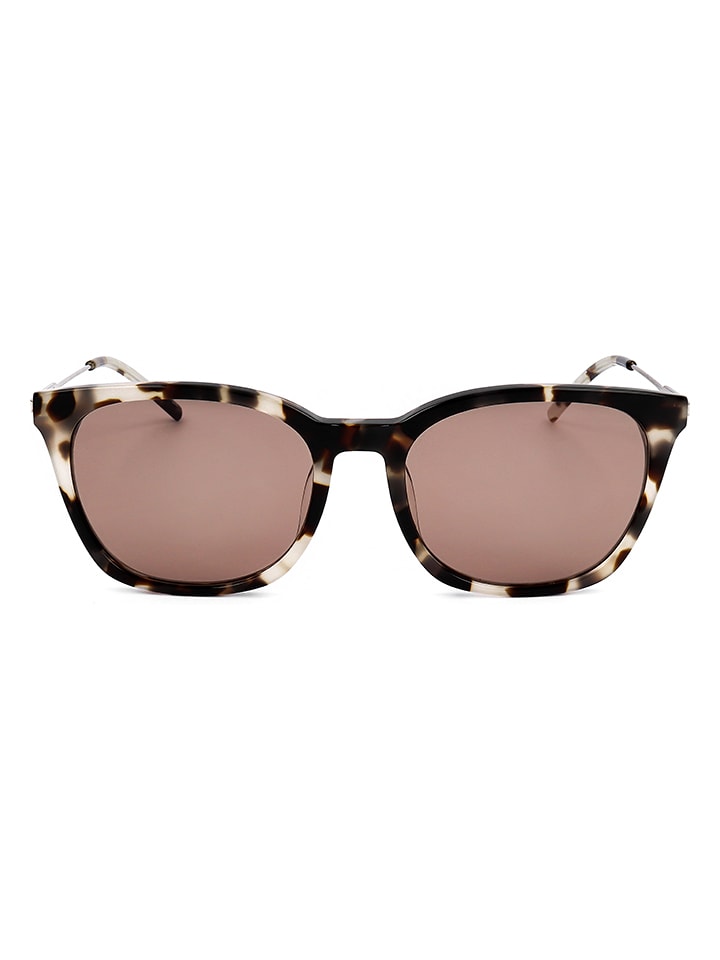 DKNY Damskie okulary przeciwsłoneczne w kolorze srebrno-brązowym rozmiar: 52