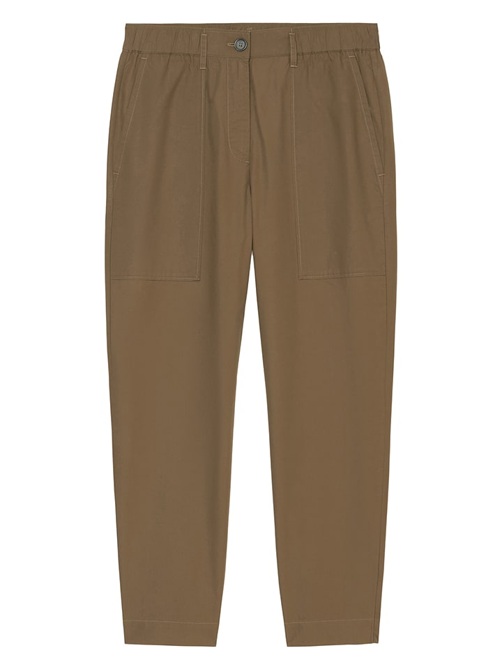 Marc O'Polo Spodnie w kolorze brązowym rozmiar: 44