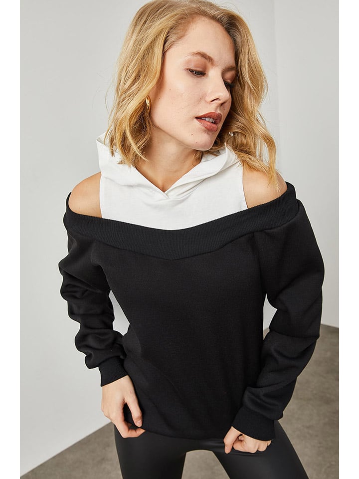 Lycalia Bluza w kolorze czarnym rozmiar: L