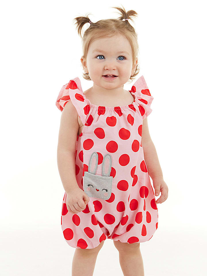 Denokids Rampers "Rabbit" w kolorze jasnoróżowym rozmiar: 62/68