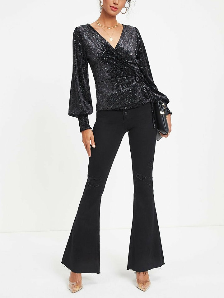 LA Angels Bluzka w kolorze czarnym rozmiar: M