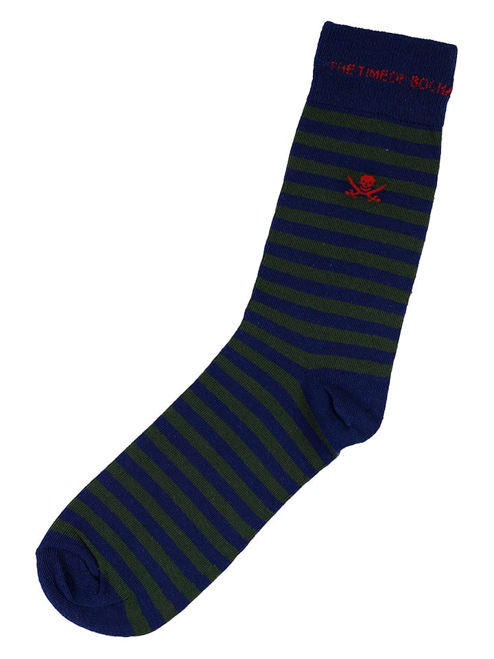 The Time of Bocha Skarpety w kolorze granatowo-oliwkowym rozmiar: onesize
