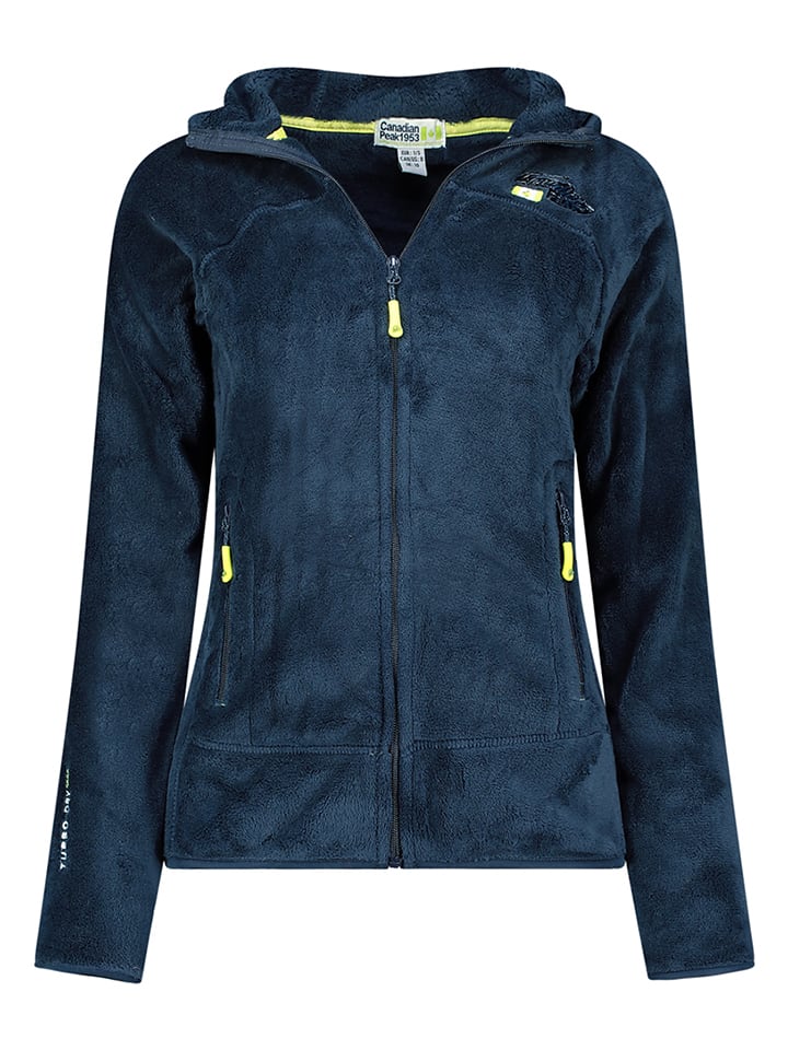 Canadian Peak Kurtka polarowa "Upaloodeak" w kolorze granatowym rozmiar: L